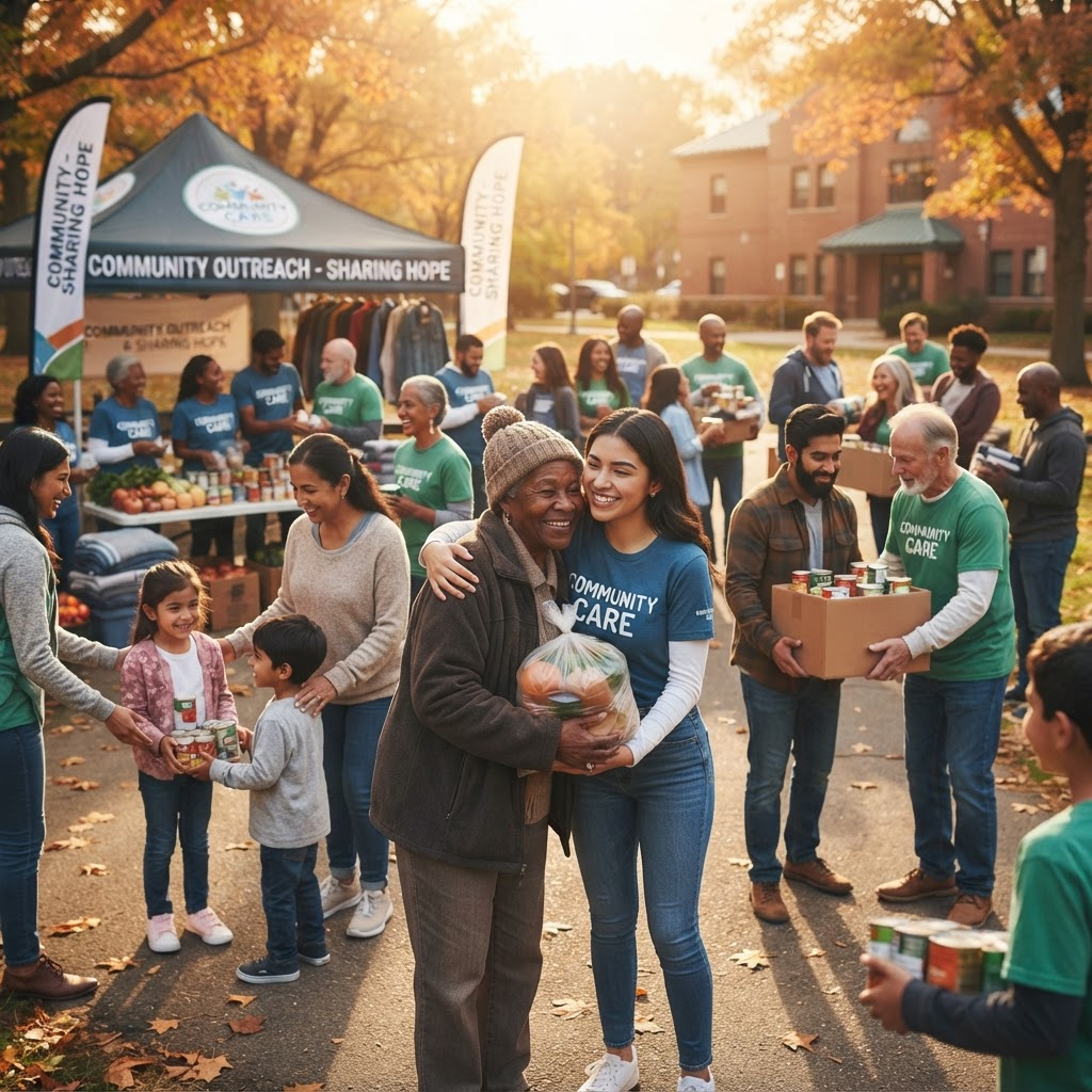 Community helping together